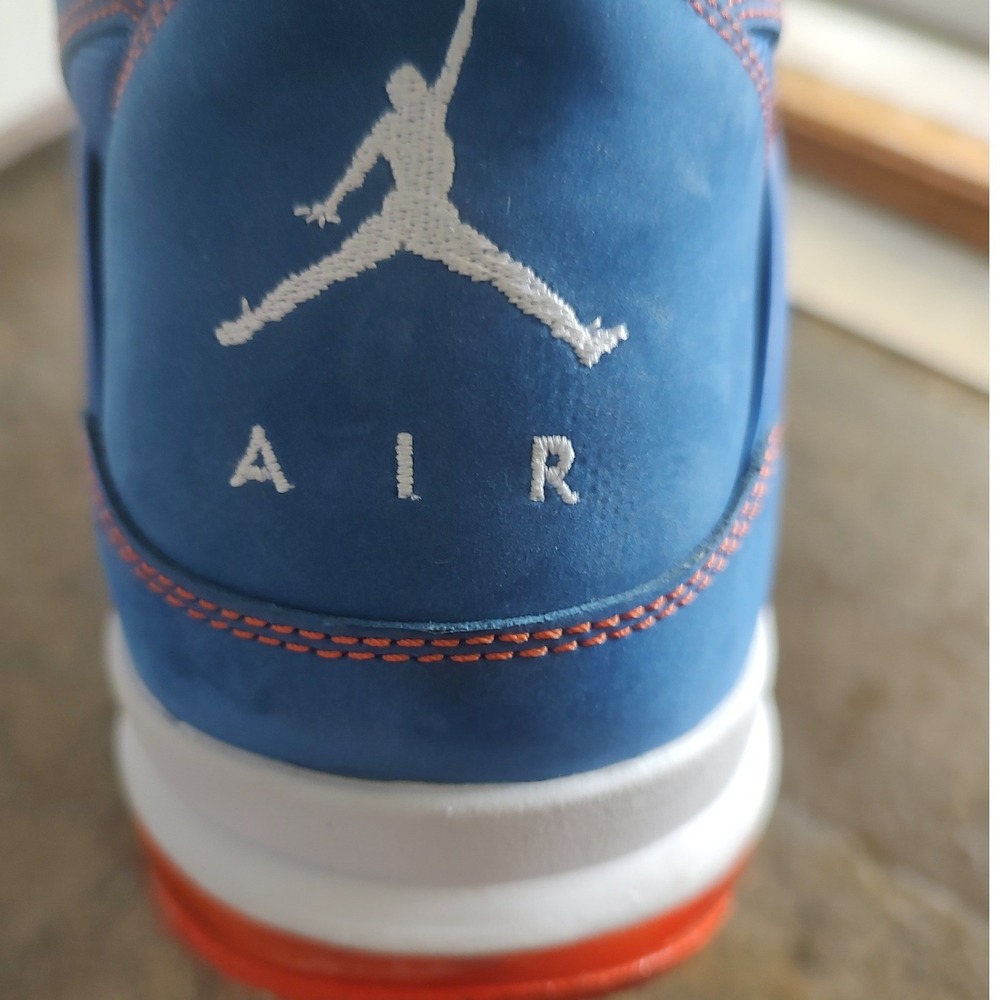Jordan Flight Origin 2 Mens‎ Sport Blue Team Orange Basketball Shoes 705155-406